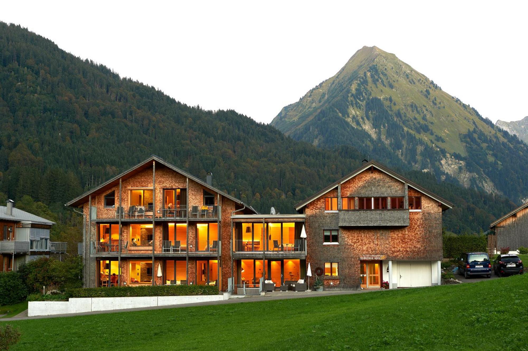 N Apartments Hotel Schoppernau Kültér fotó